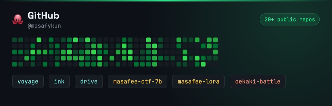 GitHub @masafykun